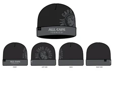 BLACK FRIDAY Sale! ALL CAPS COMICS Beanie Cap Style B