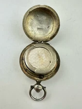 Antique Solid Silver Hallmarked Sovereign Single Case Available Worldwide