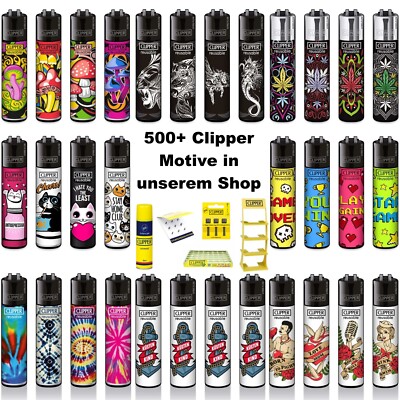 Clipper  Feuerzeuge - Qualität & Vielseitigkeit  - Designs zum Sammeln NEU