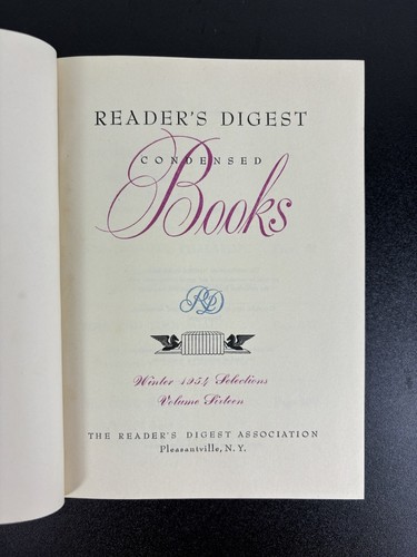 VINTAGE 1954 BING CROSBY JAMES HILTON ALAN 4 NOVEL STORIES READERS DIGEST BOOK - Imagen 5 de 9