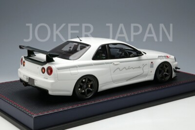 No534 ミニカー1/18 NISSAN SKYLINE GT-R R34 Ignition Model 1:18 Nissan Skyline (R34) GT-R TOP SECRET in