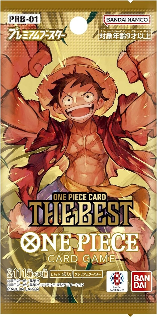 ワンピースカード THE BEST PRB-01 3box BANDAI ONE PIECE Card Game Premium Booster ONE PIECE CARD THE BEST