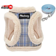 Soft No-Pull Dog Cat Harness Vest & Leash Set for Small Medium Dogs