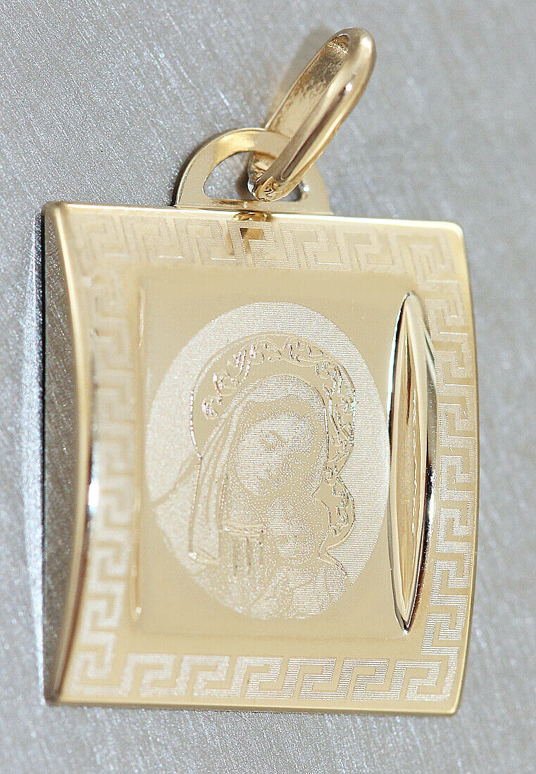 Anhänger Gold 585 Marienanhänger Hl. Maria mit Jesus Kettenanhänger 14 Kt.