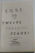 Star Trek Leonard Nimoy Association Of Fans Yearbook 1978. LNAF Fanzine