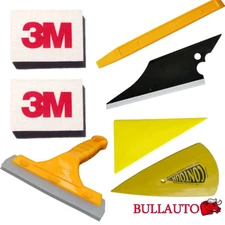 7pc Auto Window Tint Fitting Tools Kit Car Wrap Applicator Squeegee Cutter Knife