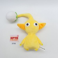 Pikmin Yellow I700 Sanei Beanie Plush 7" Stuffed Toy Doll Japan