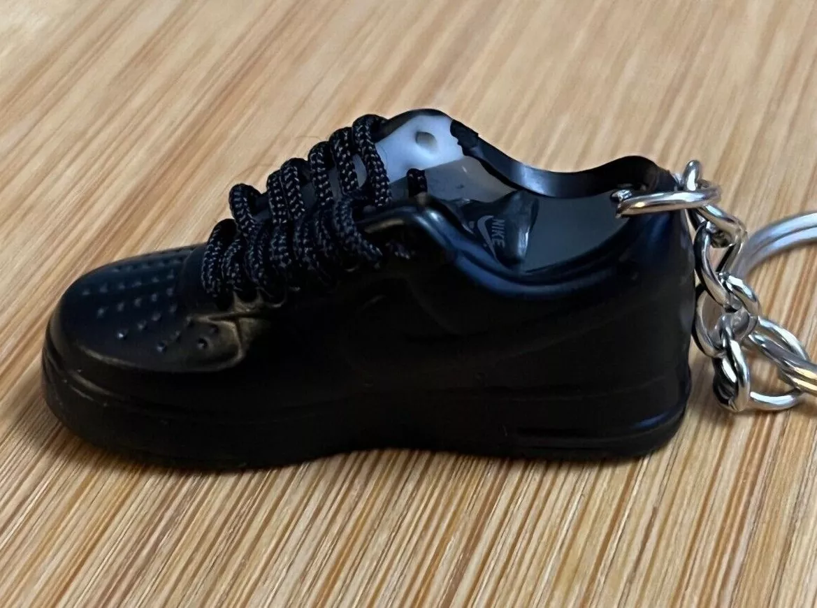 New Mini 3D AIR FORCE 1 sneaker shoes keychain Hand-painted.