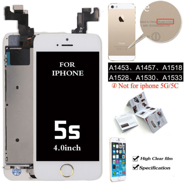 For iPhone 6 6 6s 7 8 Plus LCD Digitizer Complete Screen Replacement Home Button - Picture 4 of 4