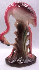 Flamingo Head Down Figurine MCM - 7 "-Wm Maddox Calif-Signed