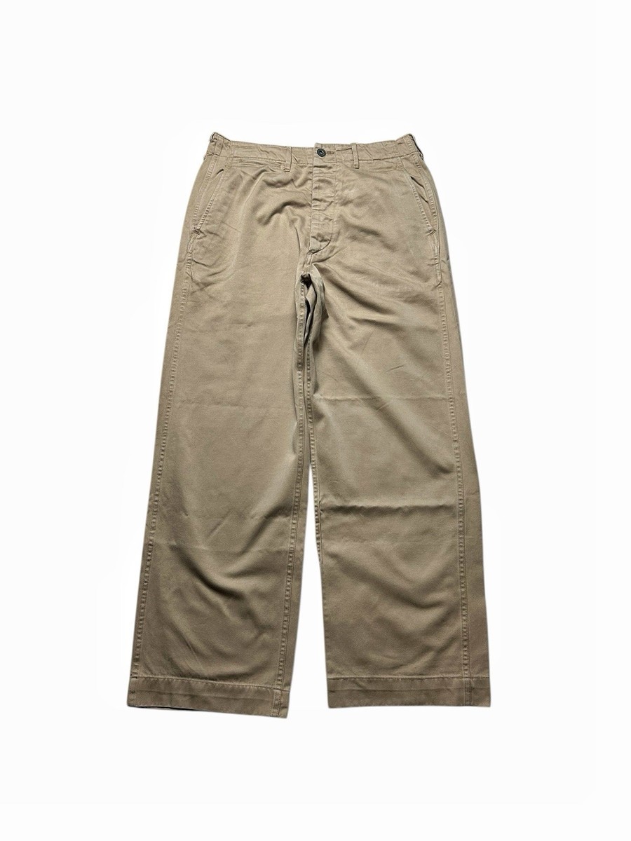 バズリクソンズEARLY MILITARY CHINOS 1945 MODEL Buzz Rickson's 1945 Model Early Military Chino Us Army Pants