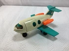 Z-259 VINTAGE 1970'S FISHER-PRICE LITTLE PEOPLE FUN JET AIRPLANE TOY W/FIGURES!