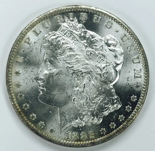1882 CC MORGAN DOLLAR! STUNNING GEM BU+++! AMAZING LUSTER! MUST OWN! NR #P2042