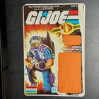 Vintage G.I. Joe 1985 Tele-Vipers Cobra Communications Full Cardback File Card