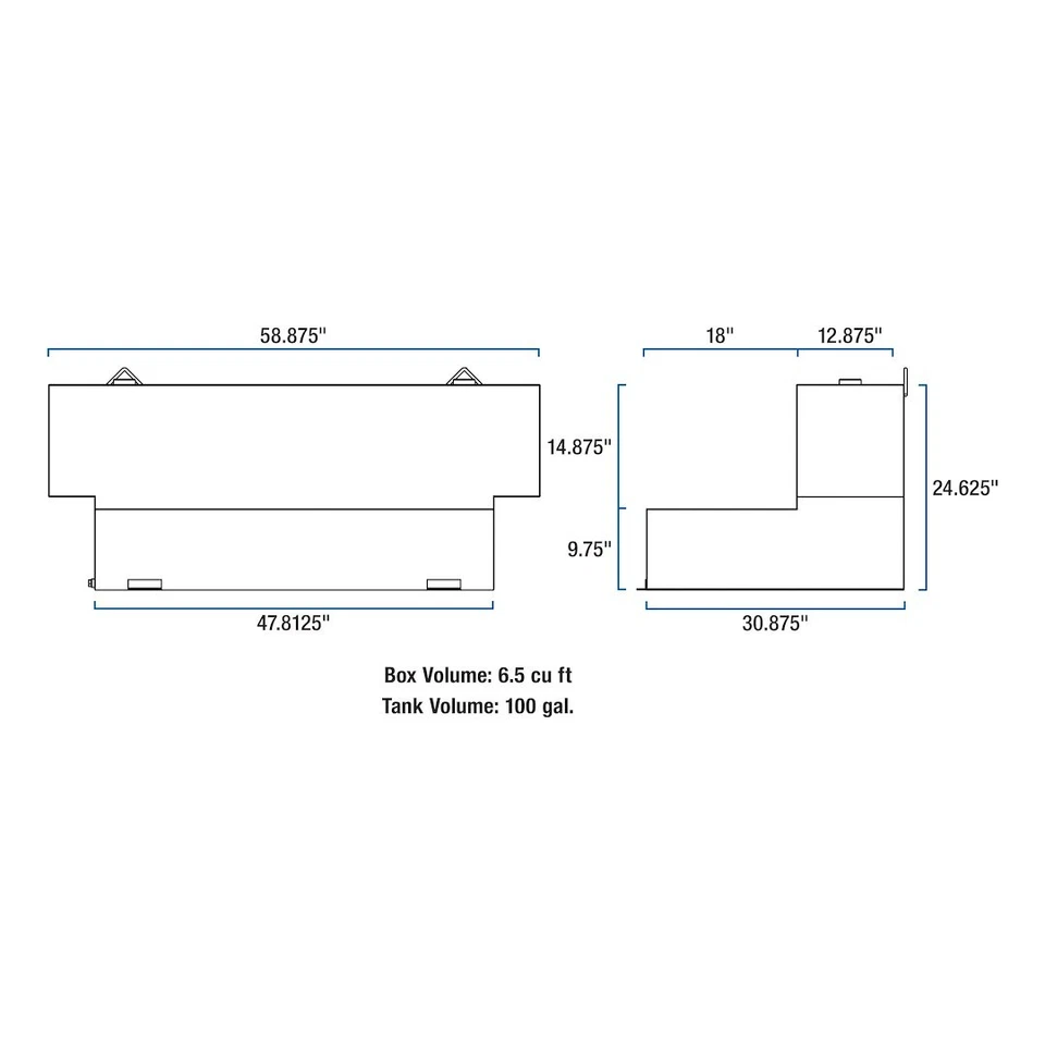 UWS ST-100HH-MB Hammerhead LIQUID TRANSFER TANK Foto 4 de 4