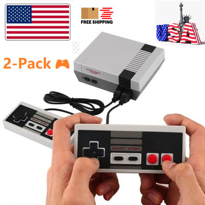 2x Wired Controller For NES-004 Original Nintendo NES Vintage Console Gamepad US