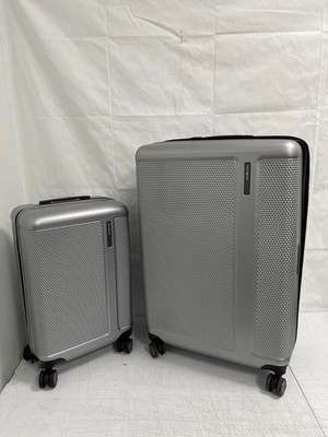 Samsonite Allston LTD 2-Piece Hardside Spinner Luggage Set In Silver