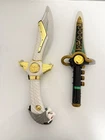 Vintage 1994 Mighty Morphin Power Rangers Dragon Dagger And Saba Sword Lot WORKS