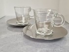 NESPRESSO Espresso Cup & Saucer set  x 2 - View Collection Brand New
