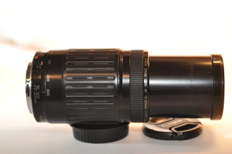 Objetivo Canon EF 75-300mm f/4-5.6 LEER para EOS A2 630 Rebel T8 T7 T6 90D 80D 5D 7D Foto 2 de 4