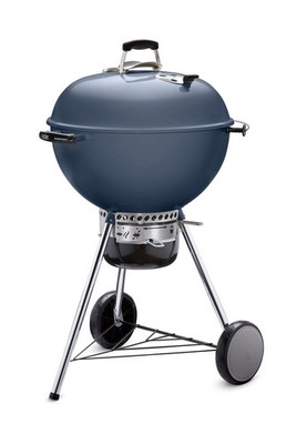 Weber MasterTouch Charcoal Grill, 22Inch, Slate Blue   Premium Outdoor BBQ Gr...
