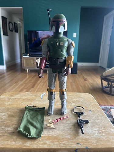 Vintage Star Wars 12” Inch BOBA FETT Figure Near Complete 1979 Kenner Original