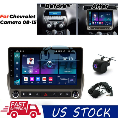 GPS DSP Radio Stereo For Chevrolet Camaro 2010-2015 Android 13 Car Apple Carplay