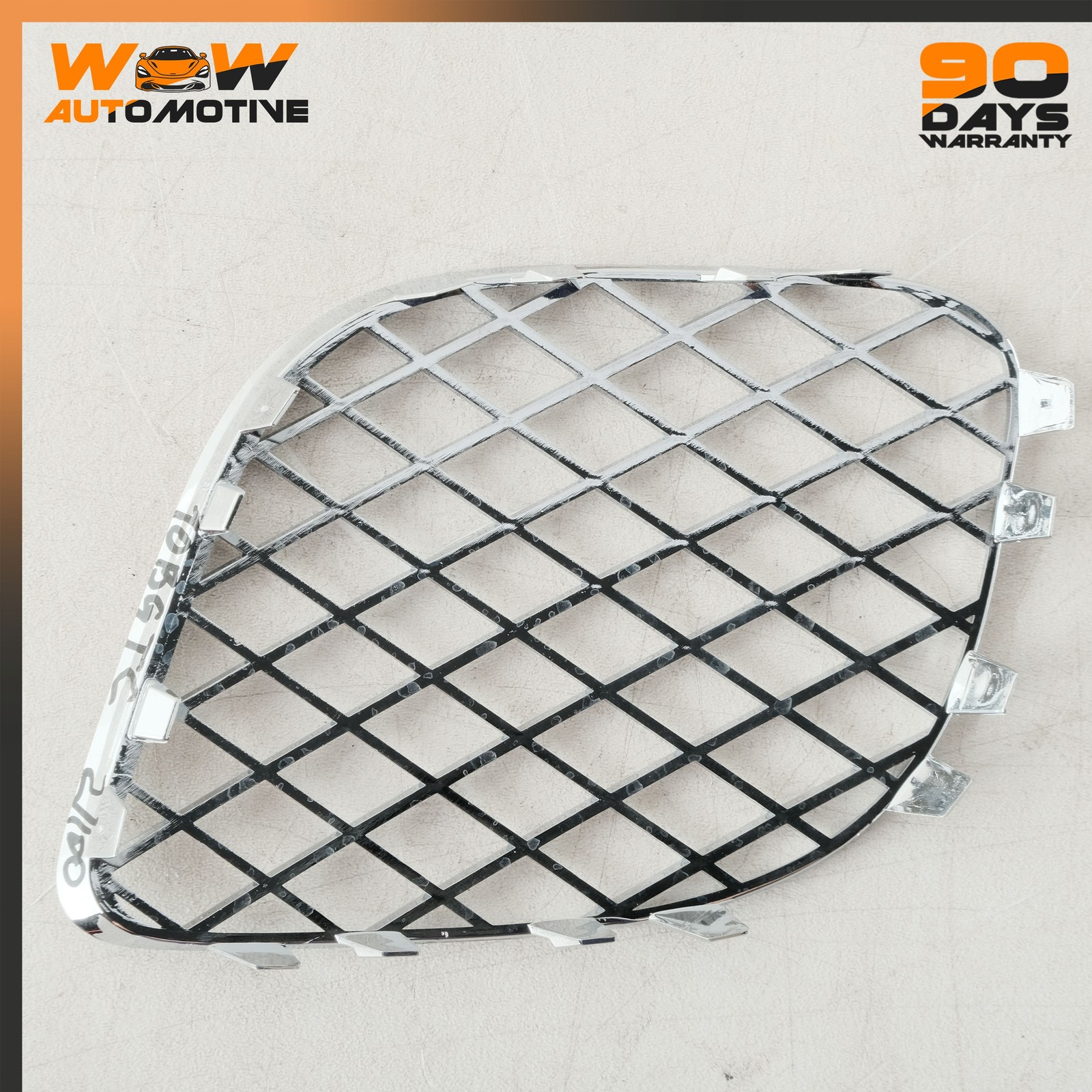 Bentley Continental GT Speed 2007-2011 Front Right Grille Silver
