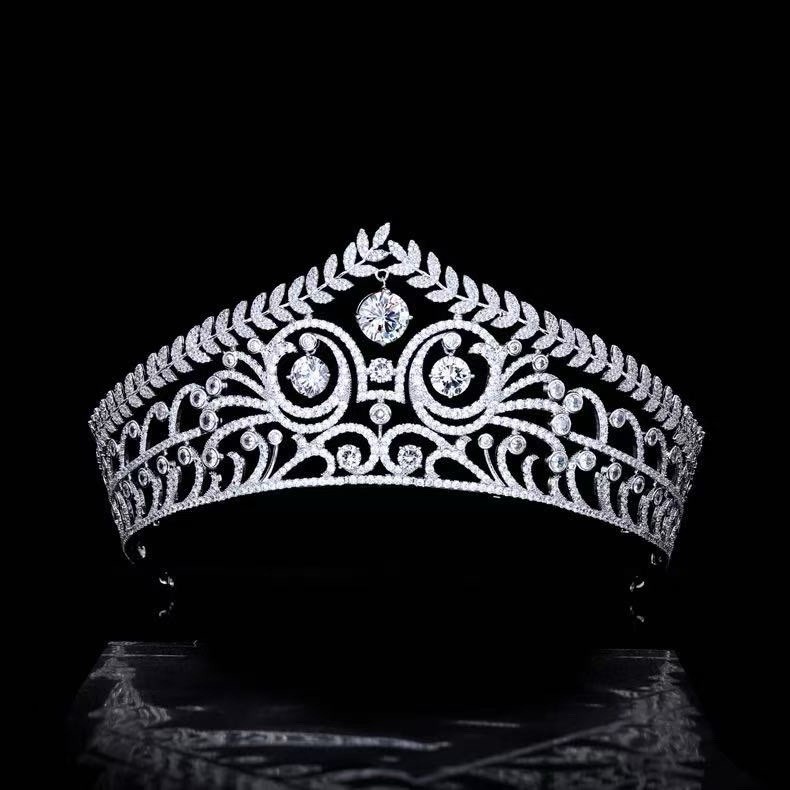 Wedding Bridal  CZ Crystal Tiara