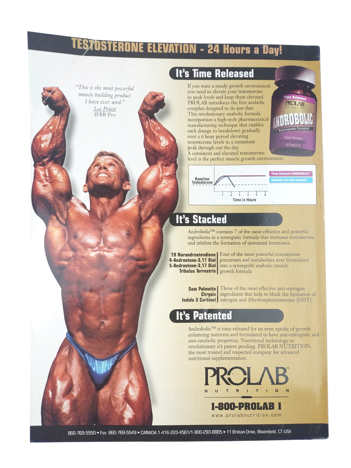 Robert Kennedy's MuscleMag International October 1999 Goddess Timea Frank Sepe