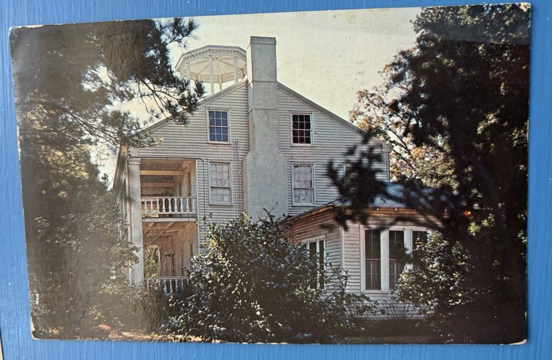 Lafayette LA Museum 1974 Postcard ~ Former Governor’s Home - Building, Grounds