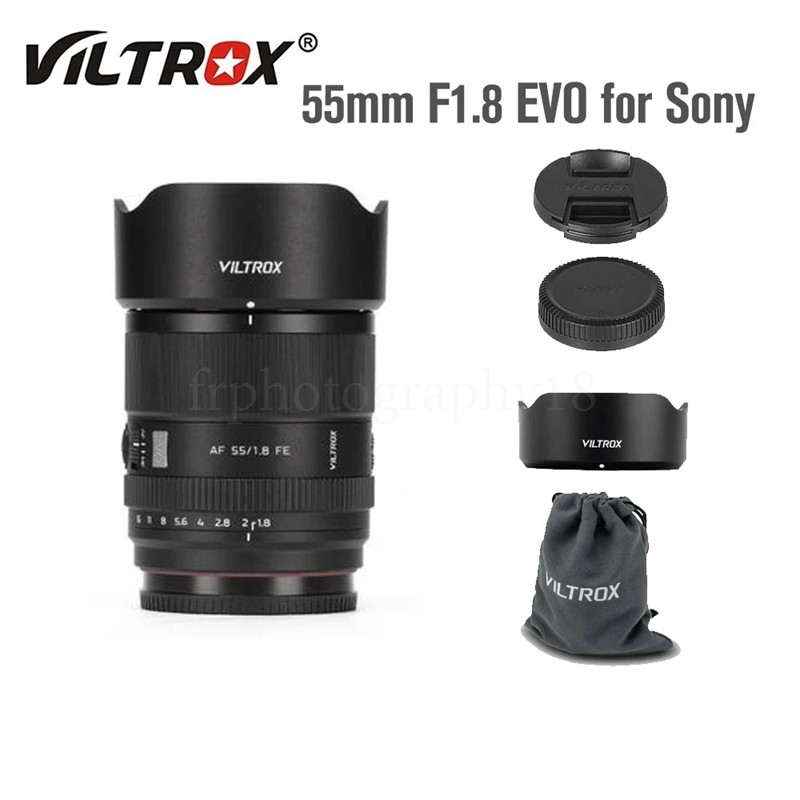 Viltrox AF 55mm F1.8 EVO FE Lens for Sony E Mount Full Frame Prime