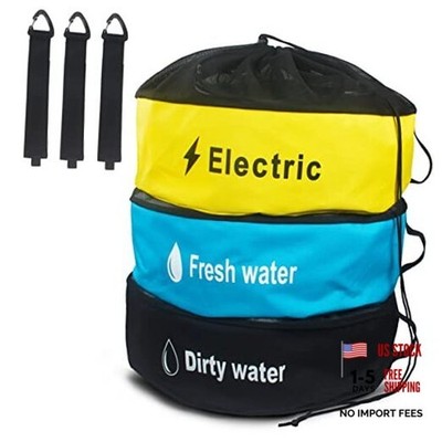 RV Hose Storage Bag Pack Utility Bag for Sewer Hose, Camper and Conventional 3