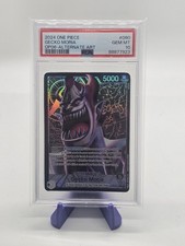 One Piece Gecko Moria Op06-080 Alt Art Leader Psa 10