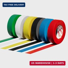 SWRT 6 Pack Colored Electrical Tape, 0.75 in x 33 FT High Temp Electric Tape Und
