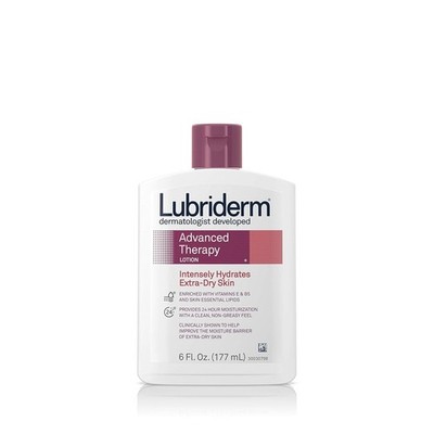 Lubriderm Advanced Therapy Fragrance-Free Lotion Vitamin E 6 Fl. Oz