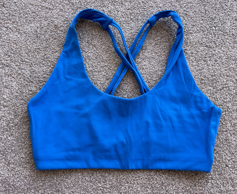 Muscle Republic Blue Sports Bra Size M