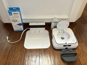 iRobot Braava Jet M6 Ultimate Wi-Fi Connected Robot Mop - White with Supplies