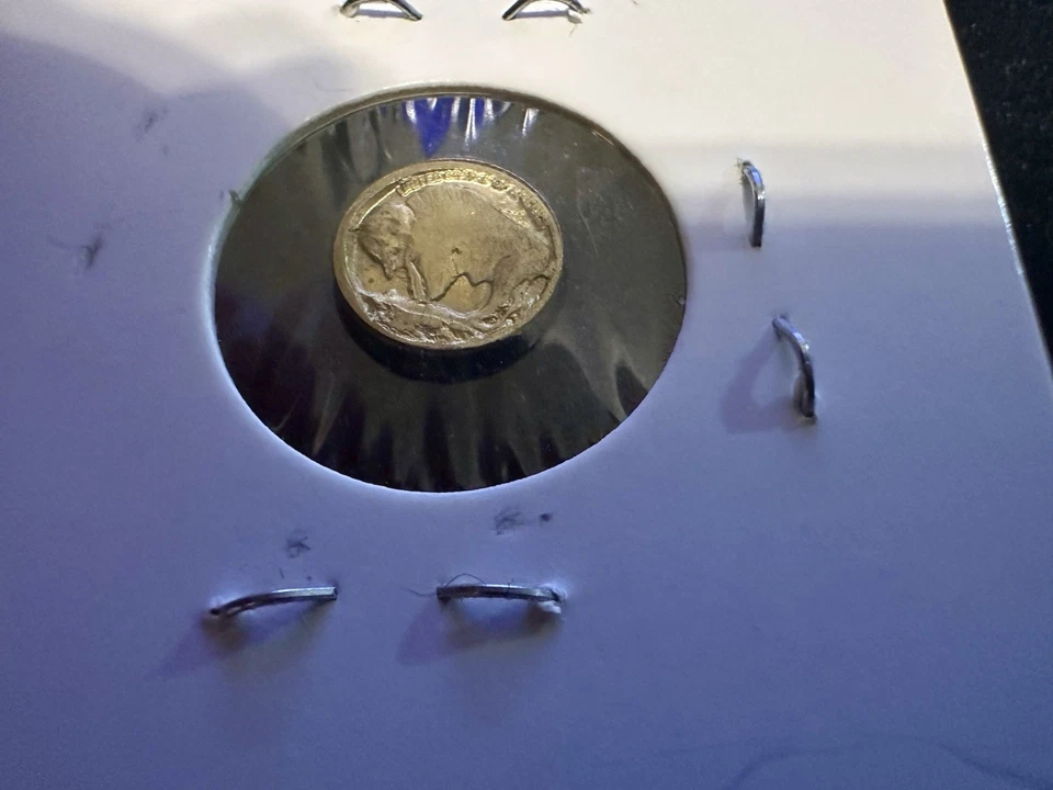 3 monedas en miniatura, Morgan 1878, níquel Buffalo 1938, níquel 3 centavos 1851 Foto 4 de 4