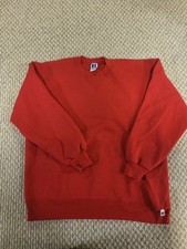Russell Athletics Red Crew Neck Sweatshirt Kids Size XL