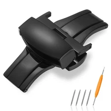 iStrap Stainless Steel Deployment Clasp Buckle Fasten Gold Black Silver Rose ...