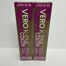 2 X Joico Vero K pack Hair color 1:1 2.5 fl oz 10B Very Light Blonde