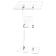 Rednerpult Acryl Stehpult Kirche Kanzel Podiumständer für Hochzeit Klassenzimmer