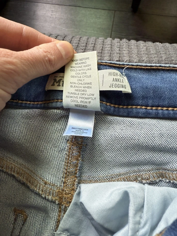 Jeggings de tiro alto para niños de Mudd Foto 4 de 4