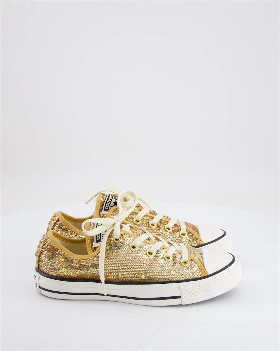 Converse Scarpe Sneakers Donna In Tela Col. Oro EU 36 5