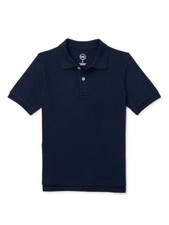 Wonder Nation Boys Navy Uniform Polo Shirts 2-Pack Size S 6-7 Cotton Blend