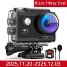 COOAU 4K HD 20MP Waterproof Sport Action Camera WiFi EIS Video as Go Pro