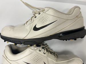 Nike Golf Durasport III Men's Spiked Golf Shoes White/Black US 9.5