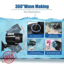 DaToo Mini Aquarium Circulation Pump, 800GPH, Quiet Wave Maker Head
