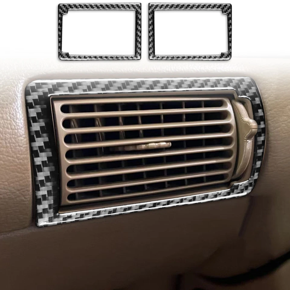 Kit de embellecedor de cubierta interior de fibra de carbono real 10 piezas para Ford Mustang 1996-2003 Foto 3 de 4